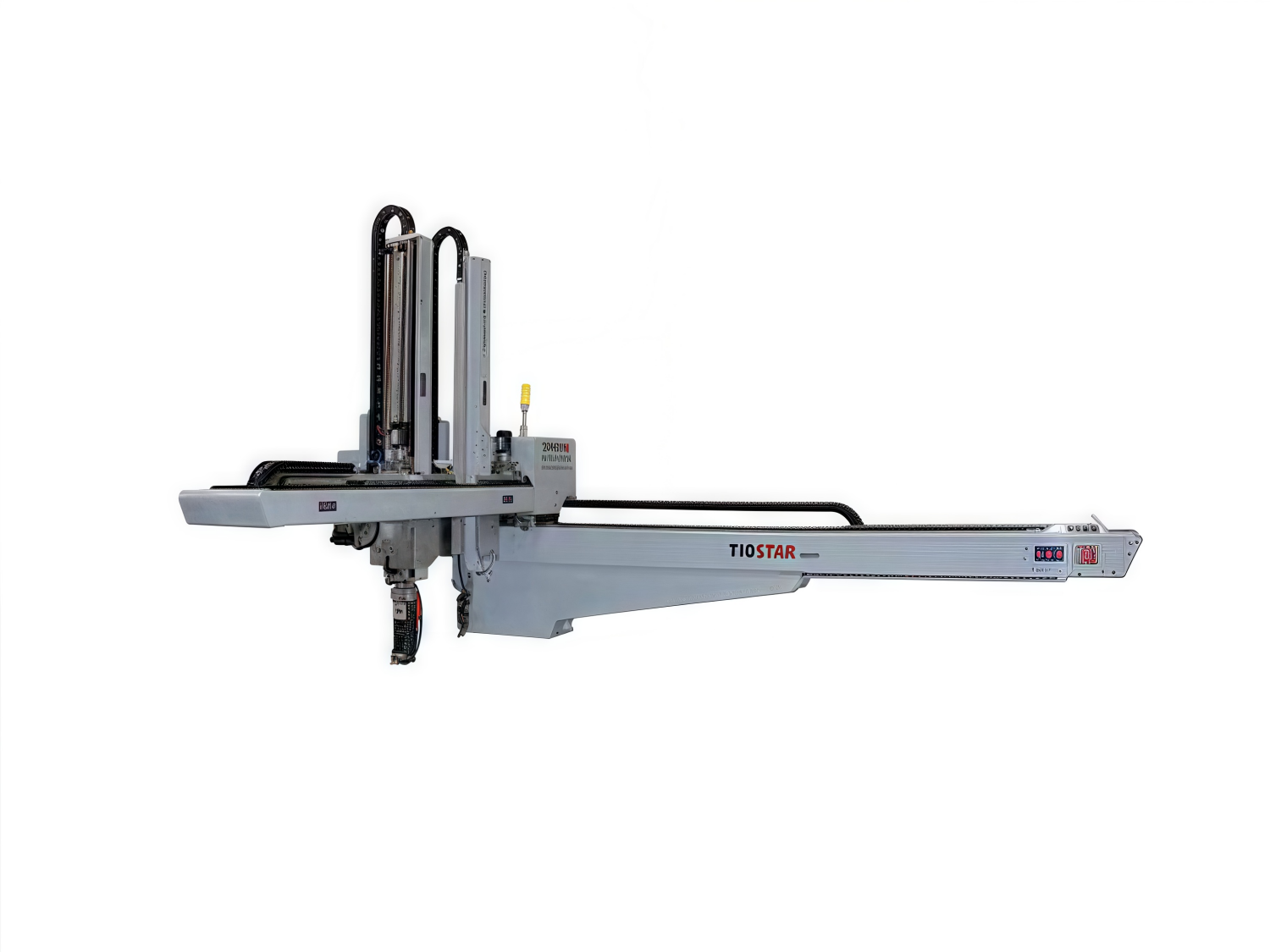 弘讯科技：公司目前涉及到机器人整机产品主要有注塑专用机械手