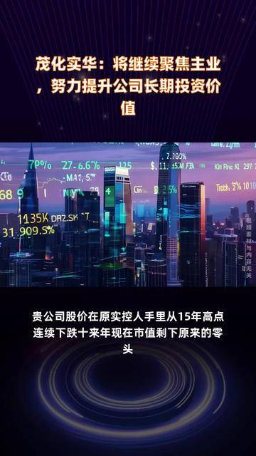 中铝国际：公司将继续采取聚焦主责主业、强化科技创新等措施提升公司投资价值和股东回报能力