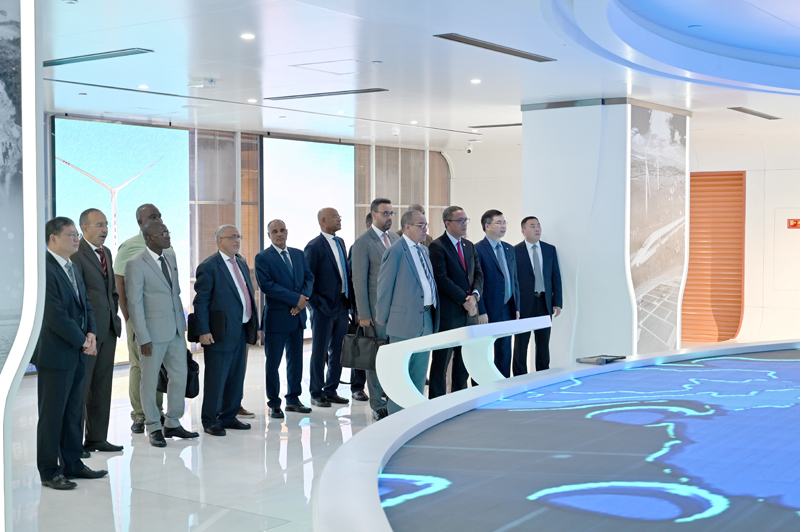 毛里塔尼亚总统加兹瓦尼出席贝尼纳吉原水预处理项目竣工仪式