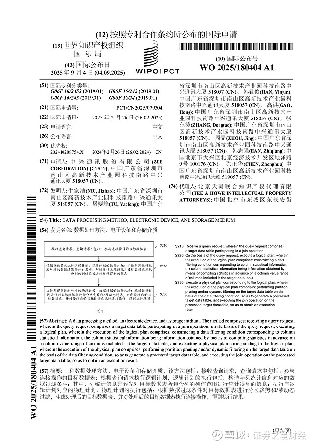 中兴通讯公布国际专利申请：“增强型分布式信道访问EDCA参数配置方法”